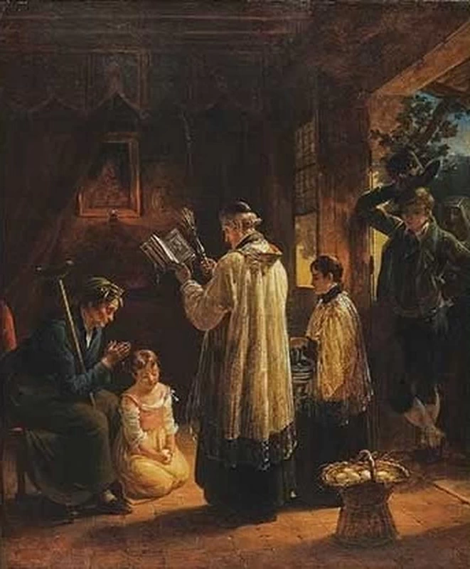 La benedizione del sacerdote